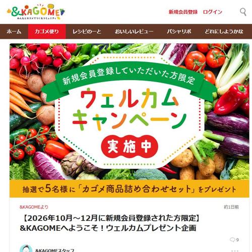 ��KAGOME�ؤ褦�����������륫��ץ쥼��ȴ��ξܺ�