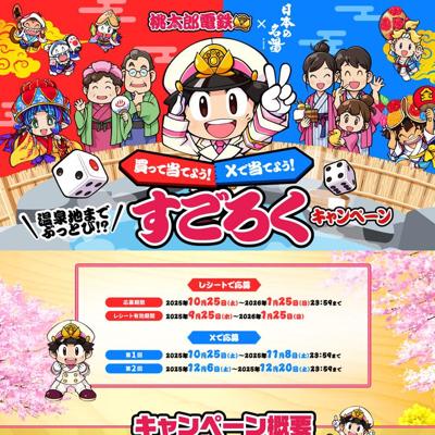 第1回 温泉地までぶっとび!?すごろくキャンペーンの詳細