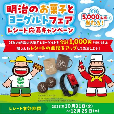 明治のお菓子とヨーグルトフェアレシート応募キャンペーンの詳細