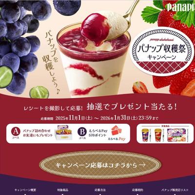 パナップ収穫祭キャンペーンの詳細