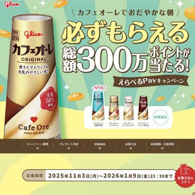 えらべるPayキャンペーンの詳細