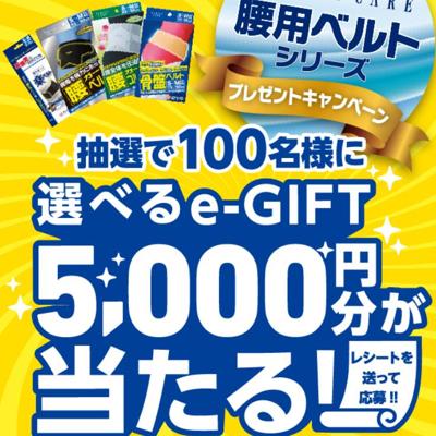 FAMILY CARE 腰用ベルトシリーズ プレゼントキャンペーンの詳細