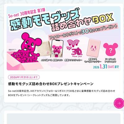 So-net 30��ǯ��ǰ ��1�Ƥξܺ�