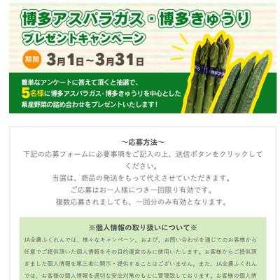 博多元気ドットコム★プレゼントキャンペーンの詳細