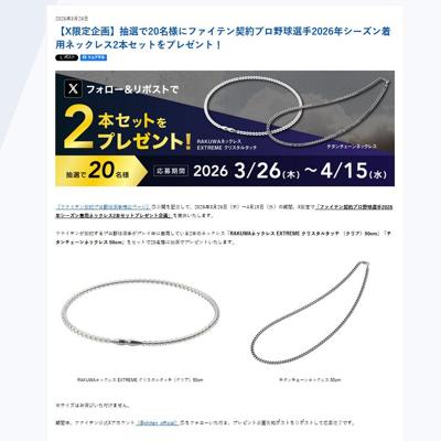 �ե����ƥ����ץ��������2026ǯ�����������ѥͥå��쥹2�ܥ��åȥץ쥼��ȴ��ξܺ�