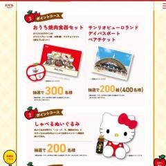 ハローキティと焼肉パーティー プレゼントキャンペーンの概要