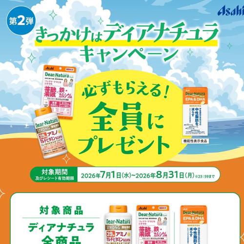 きっかけはディアナチュラキャンペーン 第2弾の詳細