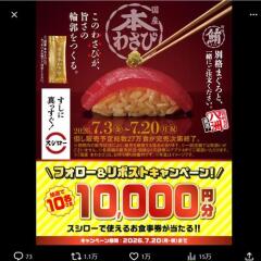 お食事券1万円分が当たる！X(旧Twitter)キャンペーンの概要