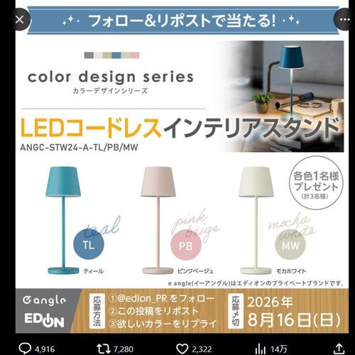 フォロー&リポストで当たる!の詳細