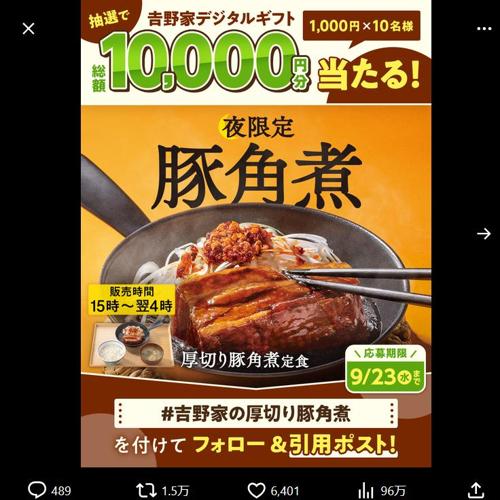 Xフォロー&引用ポストキャンペーンの詳細