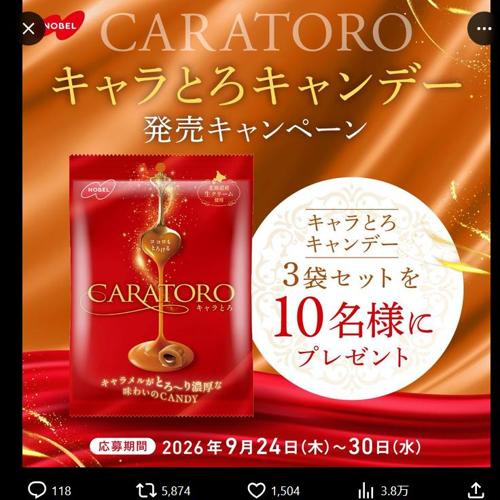 新商品プレゼントCPの詳細