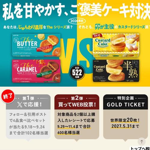 私を甘やかす、ご褒美ケーキ総選挙キャンペーンの詳細
