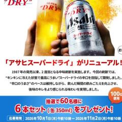AsahiPark プレゼントキャンペーンの概要