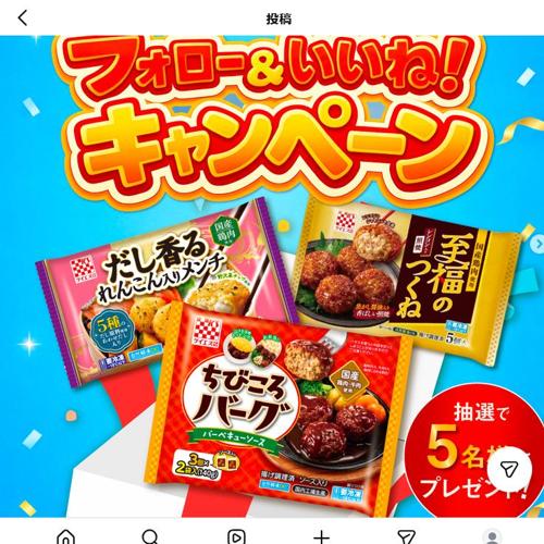 フォロー&いいね!キャンペーンの詳細