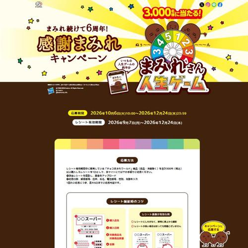 まみれ続けて6周年!感謝まみれキャンペーンの詳細